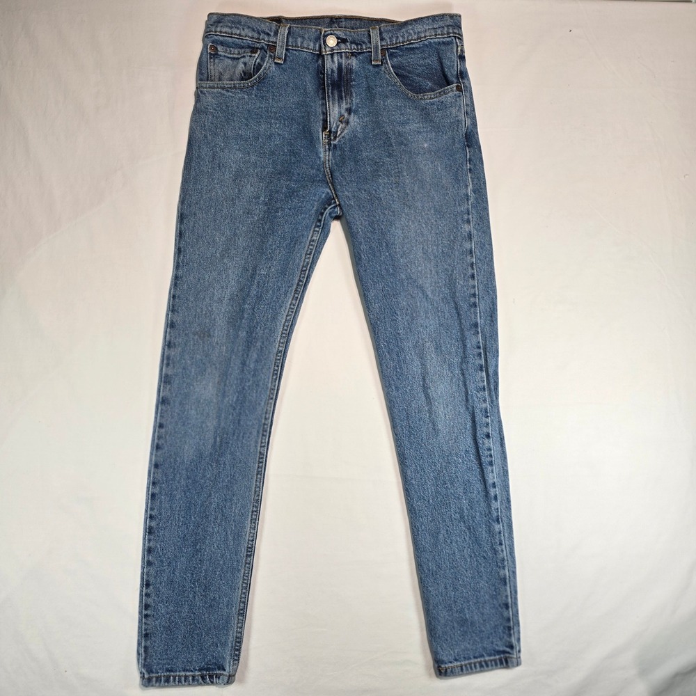 Levis 512 Slim Taper Jeans Mens 30x30 Medium Wash Blue Denim Pants 28833-0152